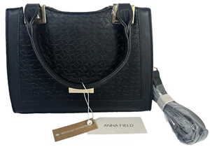 Anna Field Handtasche Damen Umhängetasche AWH-H22325 Damentasche Schwarz NEU OVP - Bild 1 von 6