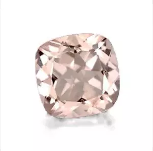 Cuscino in morganite naturale originale pietre sciolte sfaccettate pesca (5x5 mm - 8x8 mm) - Foto 1 di 1