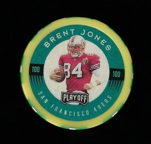 1997 Playoff First and Ten Chip Shots #100 Brent Jones San Francisco 49ers - Bild 1 von 2