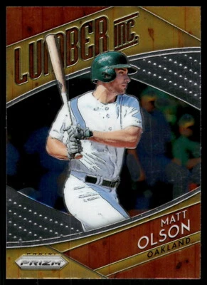 2019 Panini Prizm #LI8 Matt Olson Lumber Inc. - Image 1 of 2