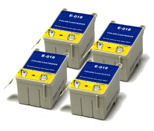 4x Colour Compatible (non-OEM) Ink Cartridges to replace T018 Sunflower - Picture 1 of 1
