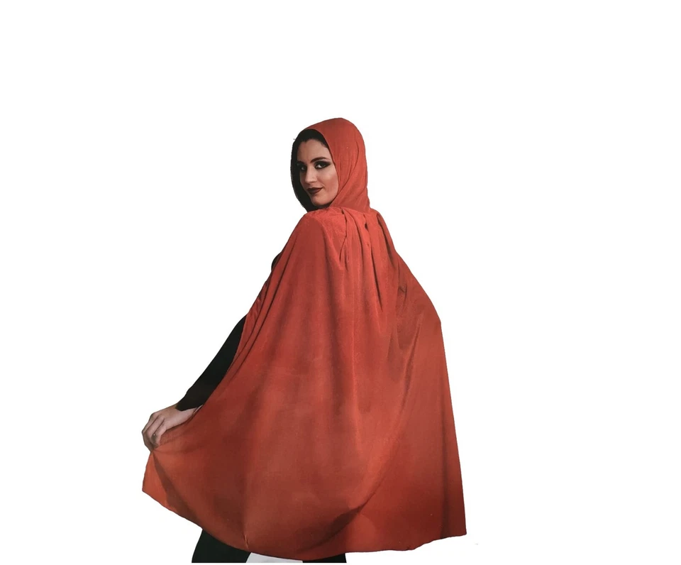mantello rossa ragazza donna cappuccio cappuccetto rosso halloween carnevale - Immagine 1 di 1