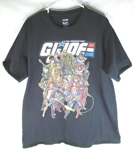 2018 GI Joe COLLAGE LOGO CAMISETA Crimson Baroness negro L camiseta camiseta ARAH JTC J - Imagen 1 de 4