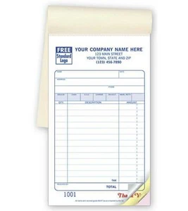 250 Multiusos Med. Formulario de venta / 4,18" x 7" / Nebs Deluxe 2509-3 - Imagen 1 de 1