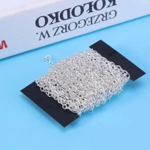 121 PCS Metal Chain Link Cable DIY Crafts Lobster Clasps Jewelry Making Chain - Picture 1 of 11