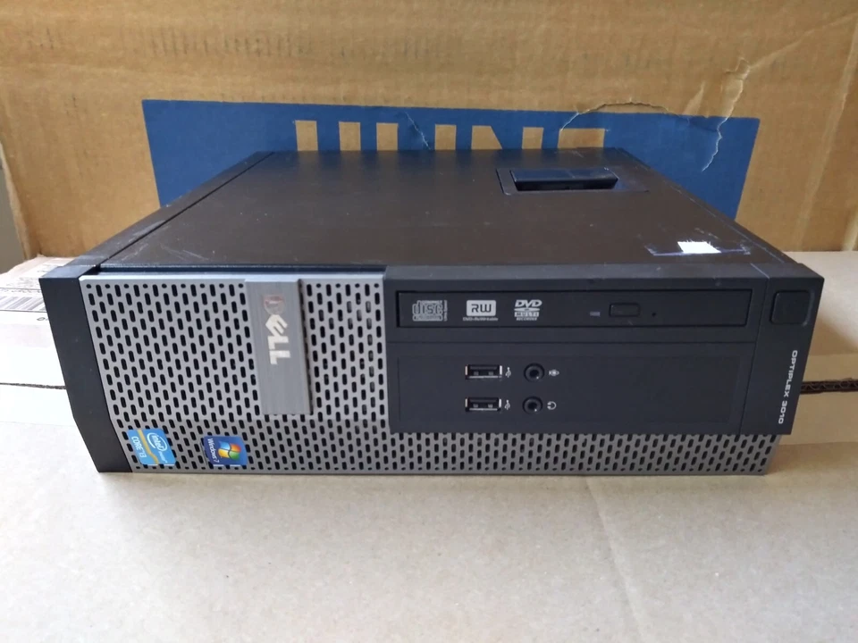 Dell OptiPlex 390 SFF Used i3-2400 3.10GHz  4GB  500 HDD DVD/RW WIFI W10 Pro - Image 1 of 3