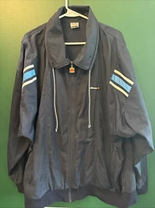 Vintage Ellesse Lined Windbreaker Jacket Made In Italy 44M Great Retro Look - Picture 1 of 9