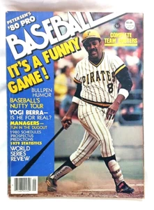 PETERSEN'S '80 PRO BASEBALL 1980 MAGAZINE IT'S A FUNNY GAME! BULLPEN HUMOR - Picture 1 of 18