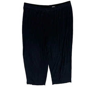 Pantalones Chicos Mujer Talla 2 Negros Viajeros Tejidos Cintura Alta Elásticos J15Y - Imagen 1 de 4