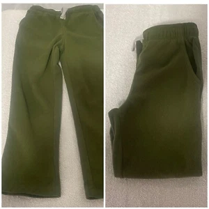 Carter’s Kids Boys French Terry Size 6A Cotton Pull-On Pants or Joggers Olive - Picture 1 of 9