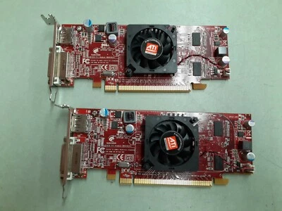 (2) Dell ATI Radeon HD4550 512MB DVI Graphics Video Card 0C7MG0 C7MG0 - Image 1 of 4