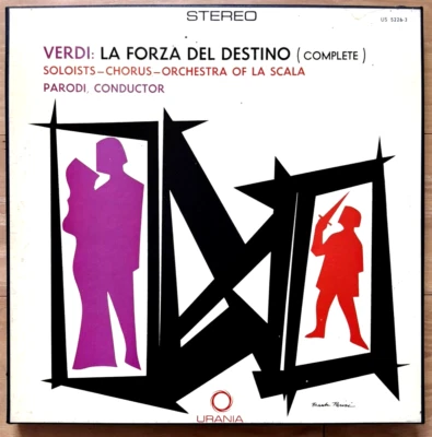 Verdi: La Forza del Destino complete stereo 3x LP, Parodi, US 5226-3 VG/NM - Image 1 of 4