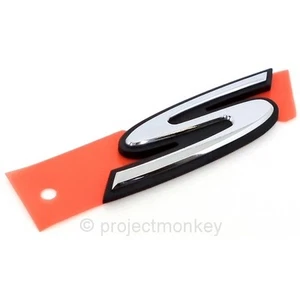 OEM Honda 00-09 S2000 Side Fender Chrome "S" Emblem AP1 AP2 Genuine Part USDM - Foto 1 di 2
