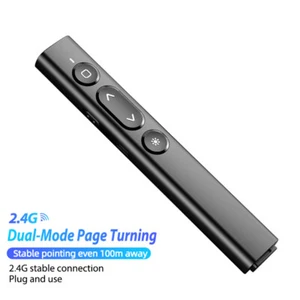 Laser PPT Pointer Pen Strong Battery Life No Delay 200mA USB Wireless Presenter - Afbeelding 1 van 11