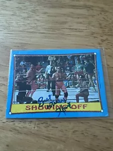 Autógrafo Topps Bret Hart Ip 1987 - Imagen 1 de 2