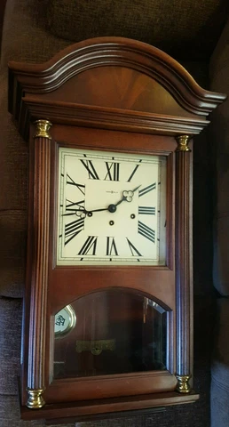 Howard Miller #612-224 Walnut Triple Chime Wall Clock Cover