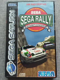Sega Saturn UK PAL - Sega Rally Championship - V2 Plastic Case Version