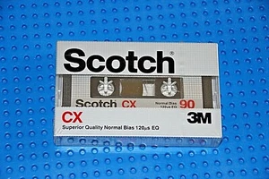 SCOTCH CX 90 1982 USA TYPE I BLANK CASSETTE TAPE (1) (SEALED) - Picture 1 of 3