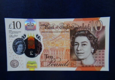 2016 Great Britain UK Banknote 1 Pounds UNC GEM polymer High quality - Image 1 of 3