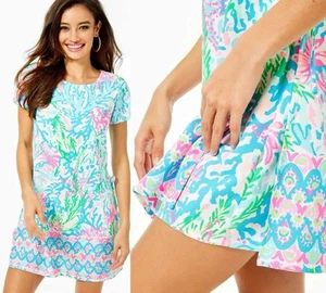 Mameluco Lilly Pulitzer Blanco Elástico Manga Corta Coral Bay Talla 4 TOTALMENTE NUEVO - Imagen 1 de 20