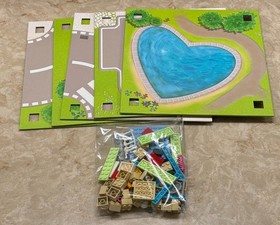 LEGO Friends Playmat Building Set 41098 95 pcs 2-in-1 Baseplates Complete