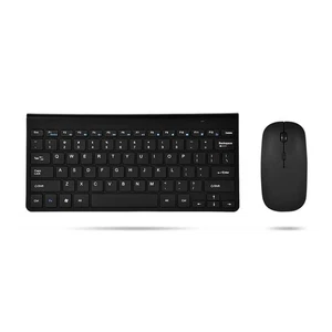 Slim 2.4GHz Wireless Keyboard And Mouse Kit For Desktop Laptop Black - Picture 1 of 24