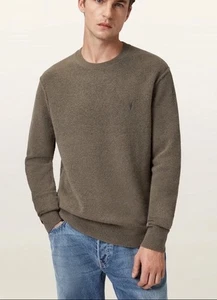 AllSaints Statten Rundhalsausschnitt Pullover Herren Größe Medium oder XL VERFÜGBAR - Bild 1 von 5