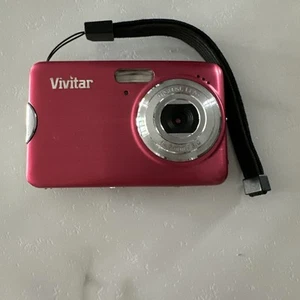 Vivitar ViviCam X029 10.1MP Digital Camera - Strawberry Untested - Picture 1 of 10