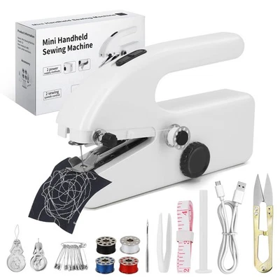 Xamanabu Handheld Sewing Machine for Beginners, Portable Mini Sewing Machine - Image 1 of 4