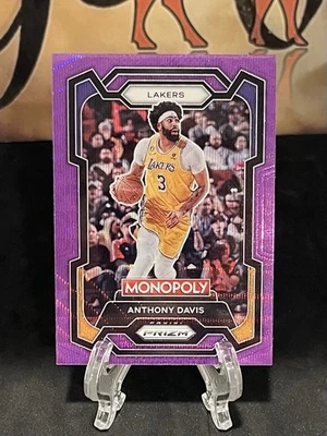 2023-24 Panini Prizm Monopoly Anthony Davis #41 Purple Wave Los Angeles Lakers - Image 1 of 3