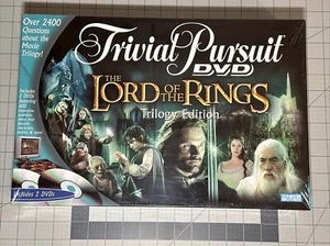 Lord Of The Rings Trivial Pursuit DVD Trilogy Edition Board Game Factory Sealed - Picture 1 of 7