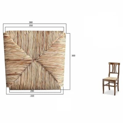 Ricambio per sedia in paglia di riso modello Arte povera. - Immagine 1 di 4