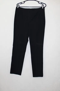 Pantalones de vestir Talbots talla 8 (32x30) azul marino pierna recta elásticos cremallera lateral - Imagen 1 de 6