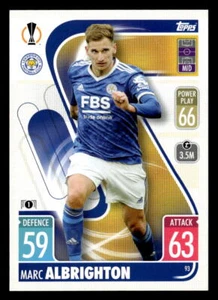 2021-22 Topps Match Attax Champions & Europa League #93 Marc Albrighton - Bild 1 von 2