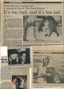 Diane Keaton rare collection 17 clippings 1987-1990; Archive of the Eighties - Bild 1 von 3