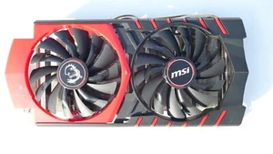 MSI GEFORCE GTX 970 COOLING PAIR FAN HEATPIPE HEATSINK E32-0404895-K08 - Zdjęcie 1 z 4