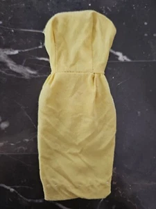 Vintage Mattel Japan Barbie Doll Outfit Orange Blossom 987 Yellow Dress 1960 - Picture 1 of 6