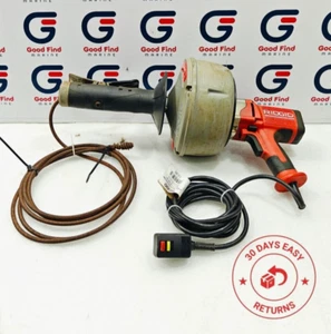 RIDGID K-45 HEAVY DUTY DRAIN GUN SINK MACHINE 120V 3.2A WITH SPINNER SPRING USED - Picture 1 of 14