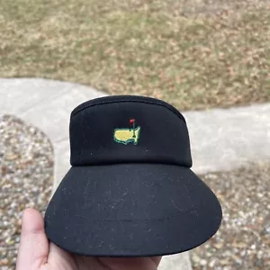 MASTERS GOLF AUGUSTA NATIONAL MEMBERS ONLY NOT MASTERS BLACK HAT CAP VISOR PGA - Picture 1 of 2