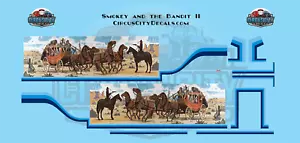 GMC General Smokey & The Bandit II Tractor/Trailer S 1:64 Scale Decals - Picture 1 of 2