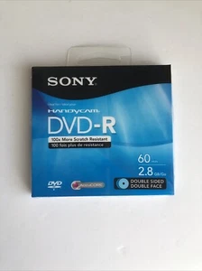Mini disco Sony Handycam DVD-R en blanco 60 min 2,8 GB doble cara sellado nuevo  - Imagen 1 de 2