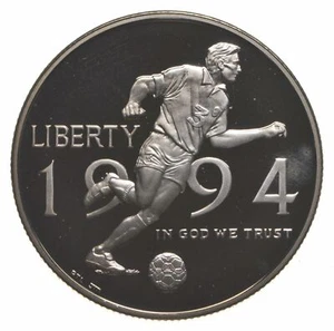 1994 Proof World Cup Soccer Commemorative Half Dollar - Picture 1 of 3