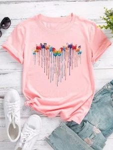 Camiseta Para Niñas Para Ocasión Casual - Picture 1 of 3