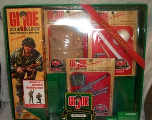 GI JOE 40TH ANNIV 12" ACTION FIGURE SOLDIER DOLL W/ MACHINE GUN MP HELMET COLLEC - Picture 1 of 8
