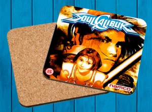 Soulcalibur Sega Dreamcast Untersetzer Holz Wooden Coasters - Picture 1 of 1