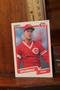 Fleer 1990 Chris Hammond Cincinnati Reds 