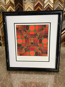 Victor Vasarely Serigraph Signed Numbered Limited Edition from the Helios Suite
