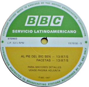 BBC LATIN AMERICA - AL PIE DEL BIG BEN - ALYSON MOYET / BILLY IDOL - 13/87 - Imagen 1 de 3