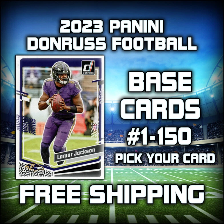 2023 Panini Donruss Football Base Cards #1-150 - Pick Your Card - Image 1 of 1