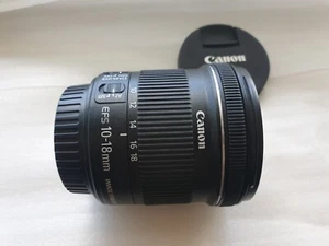 Canon EF-S 10-18mm F/4.5-5.6 IS STM Lens Wide Angle Zoom Lens for 90D, 250D 800D - Picture 1 of 5